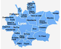 carte de Lyon